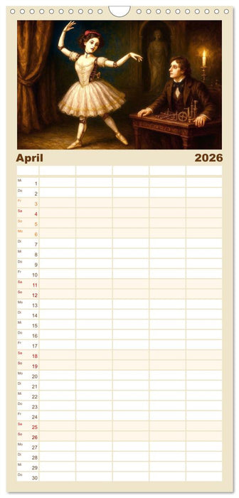 Die berühmtesten Opern der Welt (CALVENDO Familienplaner 2026)