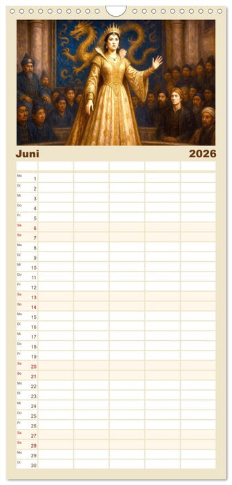 Die berühmtesten Opern der Welt (CALVENDO Familienplaner 2026)