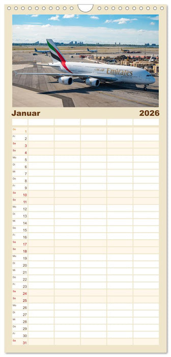 Die Faszination der Quadjets (CALVENDO Familienplaner 2026)