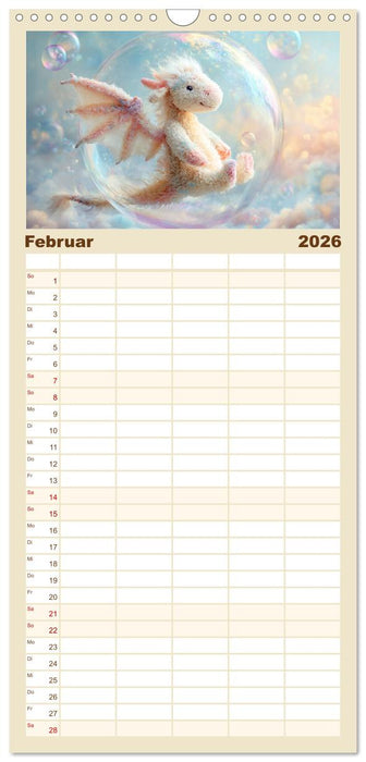 Das geheime Leben flauschiger Freunde (CALVENDO Familienplaner 2026)