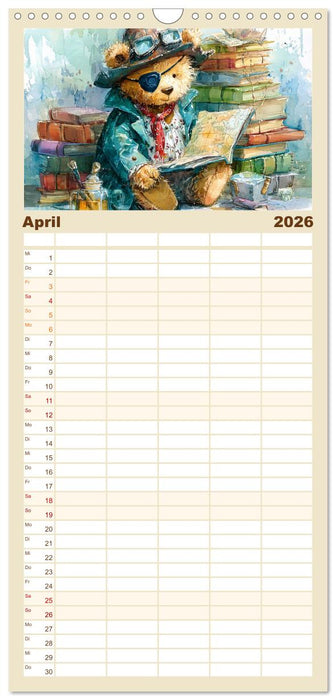 Das geheime Leben flauschiger Freunde (CALVENDO Familienplaner 2026)