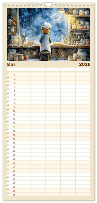 Das geheime Leben flauschiger Freunde (CALVENDO Familienplaner 2026)