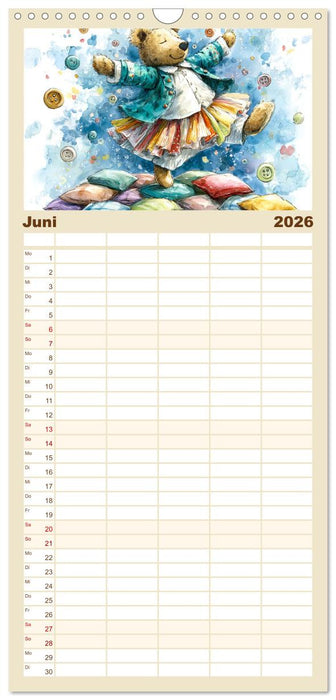 Das geheime Leben flauschiger Freunde (CALVENDO Familienplaner 2026)