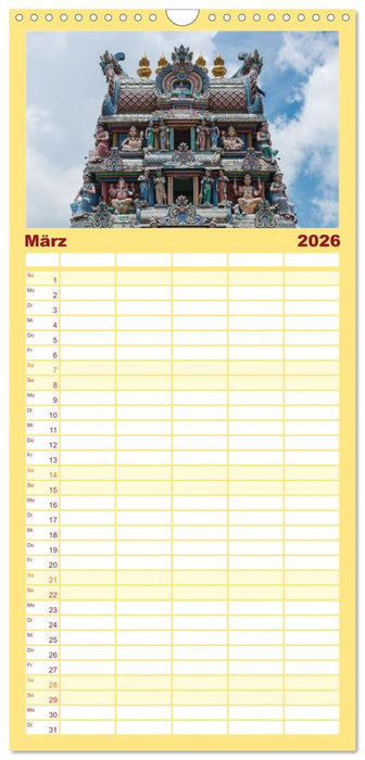 Singapur: Zwischen Wolkenkratzern und Superbäumen (CALVENDO Familienplaner 2026)