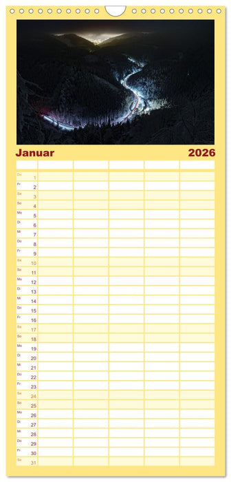 Der Harz - einfach sagenhaft (CALVENDO Familienplaner 2026)