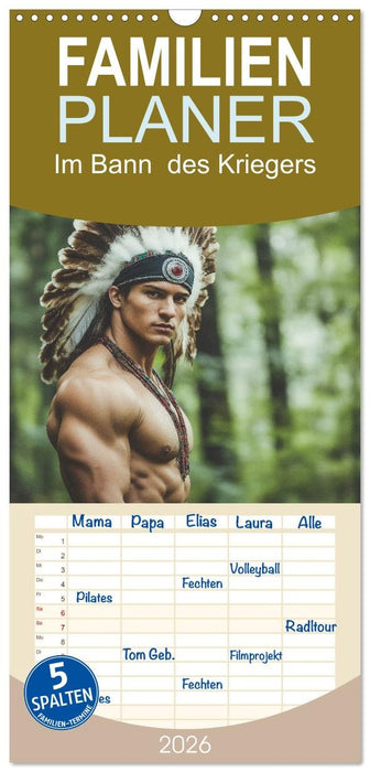 Im Bann des Kriegers (CALVENDO Familienplaner 2026)