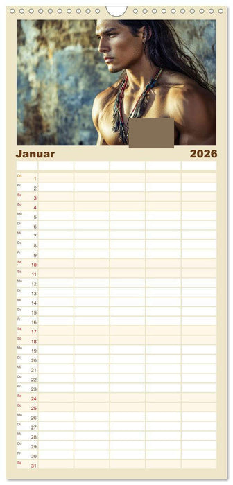 Im Bann des Kriegers (CALVENDO Familienplaner 2026)