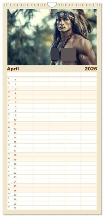 Im Bann des Kriegers (CALVENDO Familienplaner 2026)