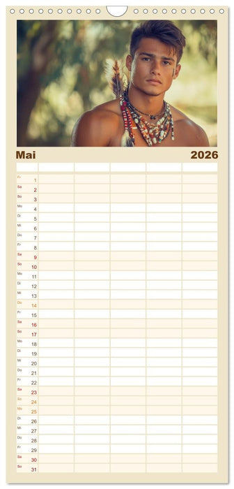 Im Bann des Kriegers (CALVENDO Familienplaner 2026)