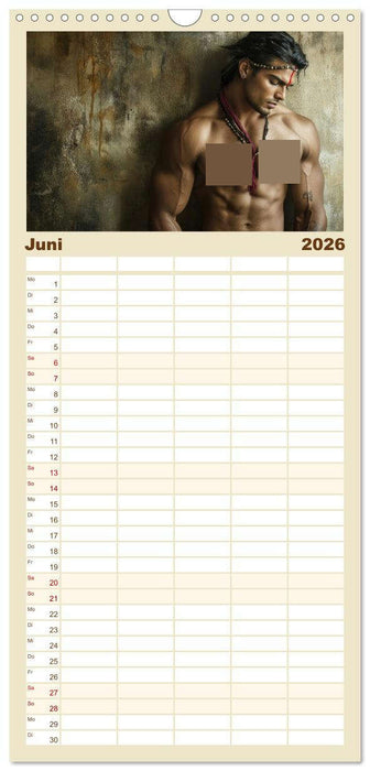 Im Bann des Kriegers (CALVENDO Familienplaner 2026)