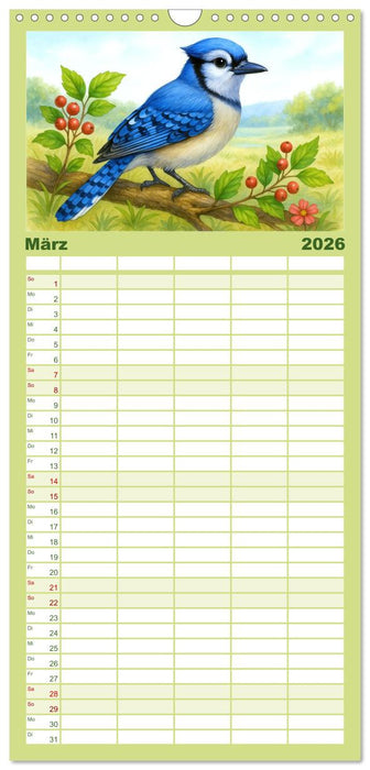 Niedliches Nordamerika (CALVENDO Familienplaner 2026)