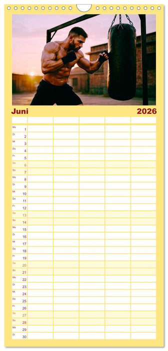MMA Mixed Martial Arts (CALVENDO Familienplaner 2026)