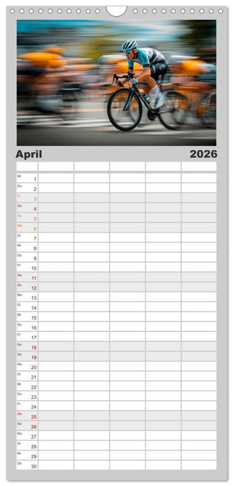 Radsport – Vom Training zum Triumph (CALVENDO Familienplaner 2026)