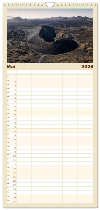 Die Kanaren – Faszinierende Inseln im Atlantik (CALVENDO Familienplaner 2026)