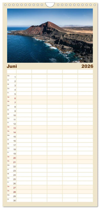 Die Kanaren – Faszinierende Inseln im Atlantik (CALVENDO Familienplaner 2026)