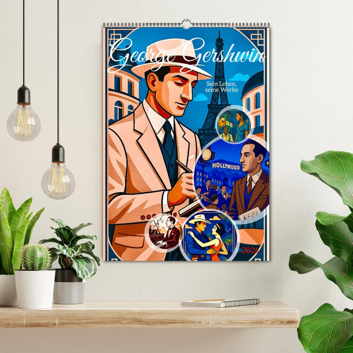 George Gershwin (CALVENDO Wandkalender 2026)
