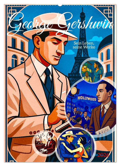 George Gershwin (CALVENDO Wandkalender 2026)