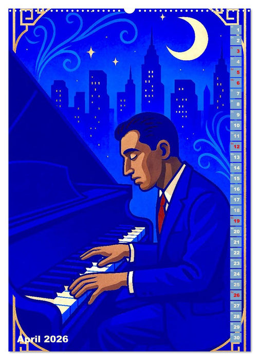 George Gershwin (CALVENDO Wandkalender 2026)