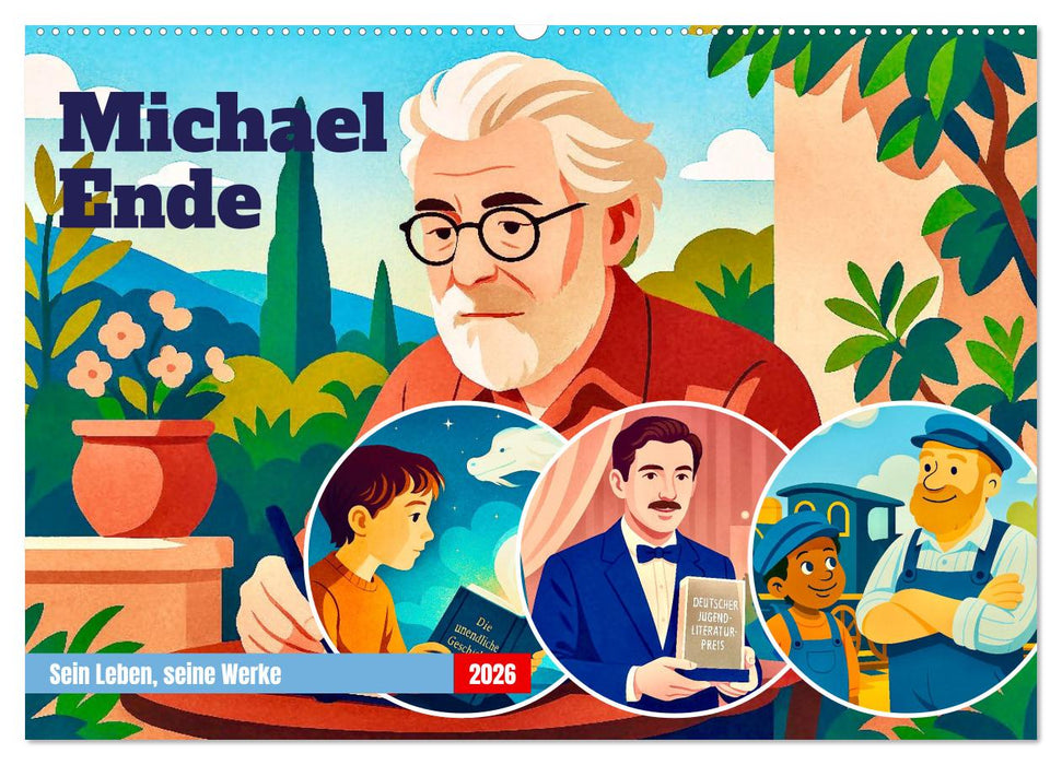 Michael Ende (CALVENDO Wandkalender 2026)