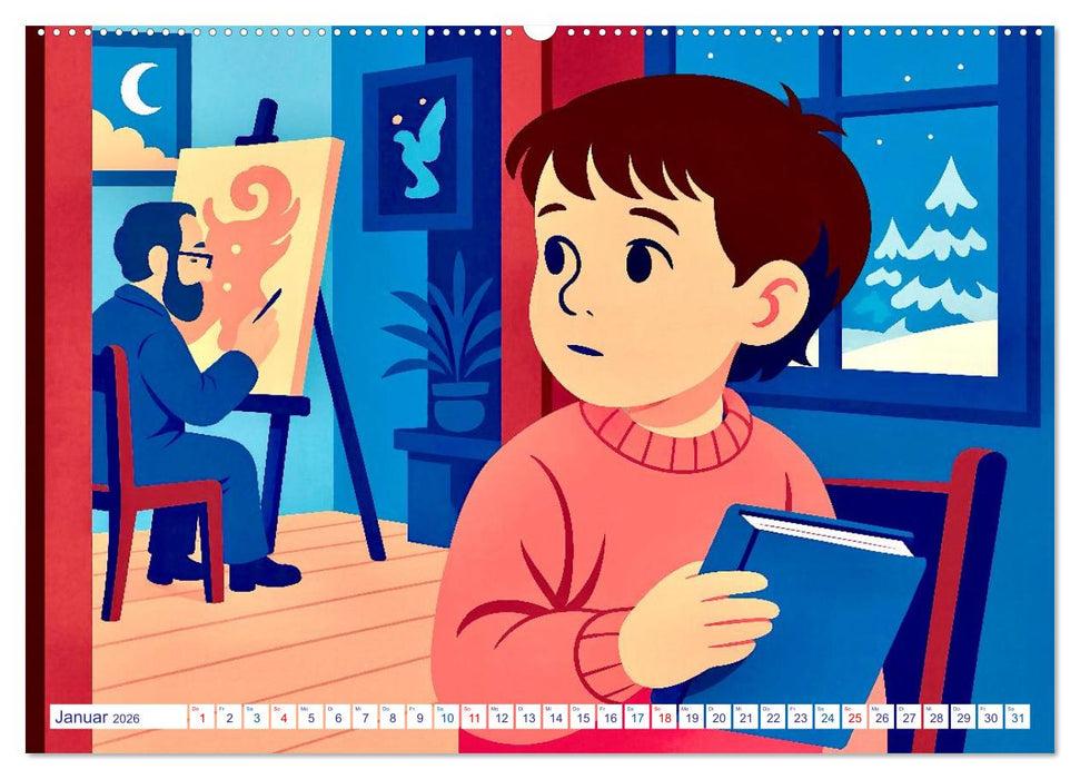 Michael Ende (CALVENDO Premium Wandkalender 2026)