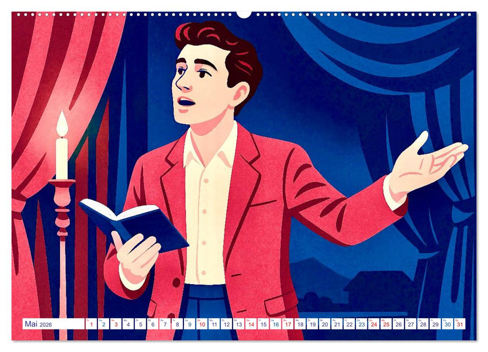 Michael Ende (CALVENDO Premium Wandkalender 2026)