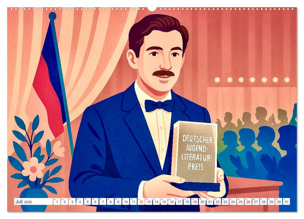 Michael Ende (CALVENDO Premium Wandkalender 2026)