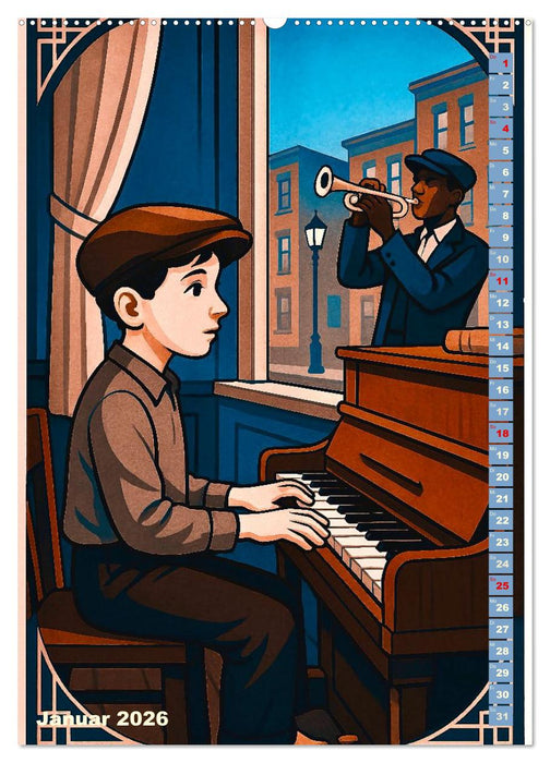 George Gershwin (CALVENDO Premium Wandkalender 2026)