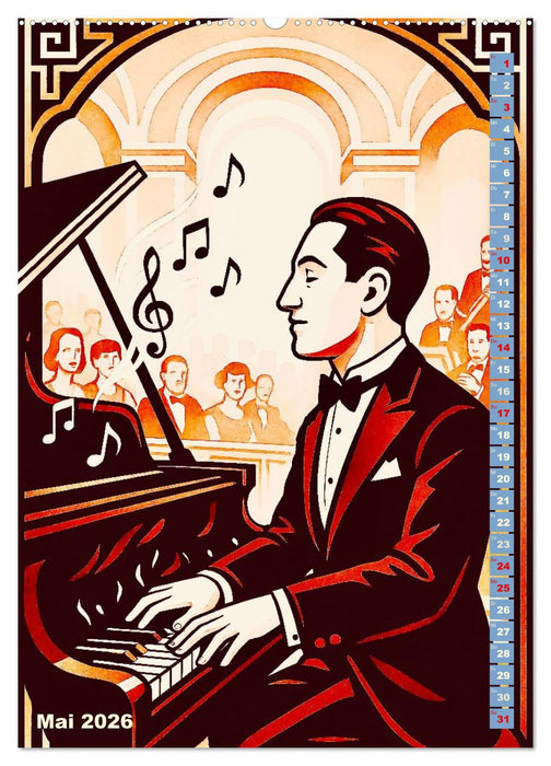 George Gershwin (CALVENDO Premium Wandkalender 2026)