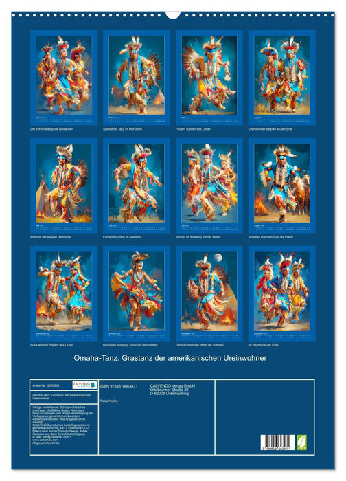 Omaha-Tanz. Grastanz der amerikanischen Ureinwohner (CALVENDO Wandkalender 2026)