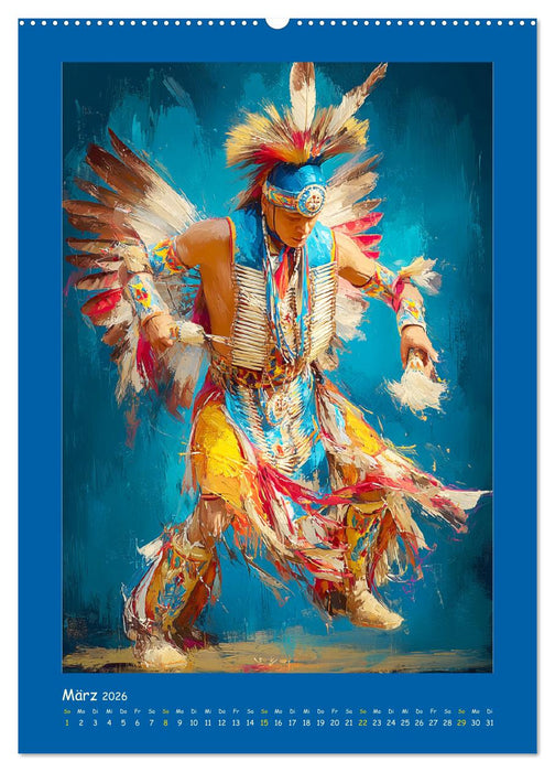 Omaha-Tanz. Grastanz der amerikanischen Ureinwohner (CALVENDO Wandkalender 2026)
