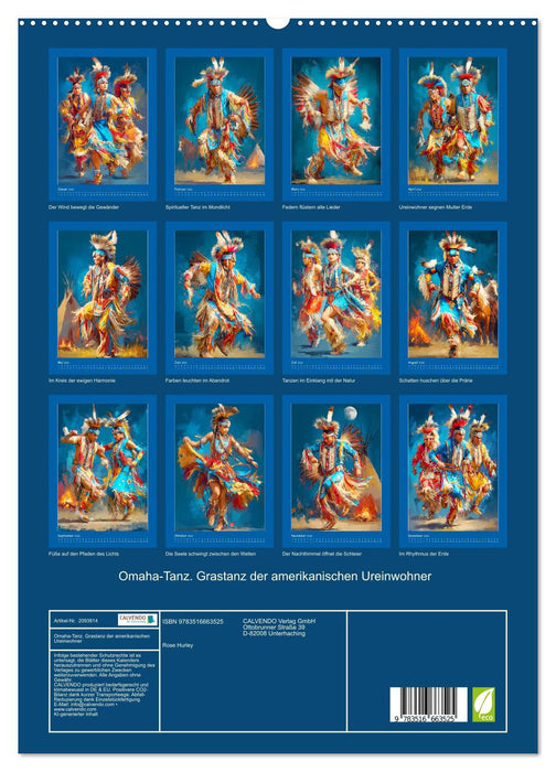 Omaha-Tanz. Grastanz der amerikanischen Ureinwohner (CALVENDO Premium Wandkalender 2026)