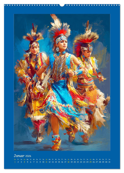 Omaha-Tanz. Grastanz der amerikanischen Ureinwohner (CALVENDO Premium Wandkalender 2026)