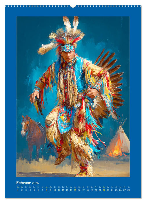 Omaha-Tanz. Grastanz der amerikanischen Ureinwohner (CALVENDO Premium Wandkalender 2026)