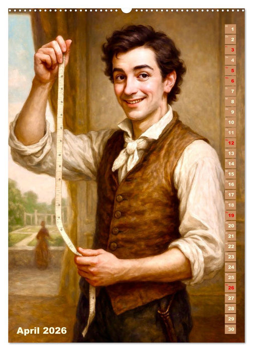 Wolfgang Amadeus Mozart. Sein Leben, seine Werke (CALVENDO Wandkalender 2026)