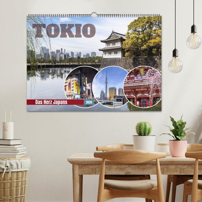 Tokio - Das Herz Japans (CALVENDO Wandkalender 2026)