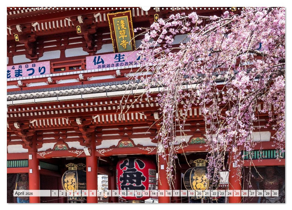 Tokio - Das Herz Japans (CALVENDO Wandkalender 2026)