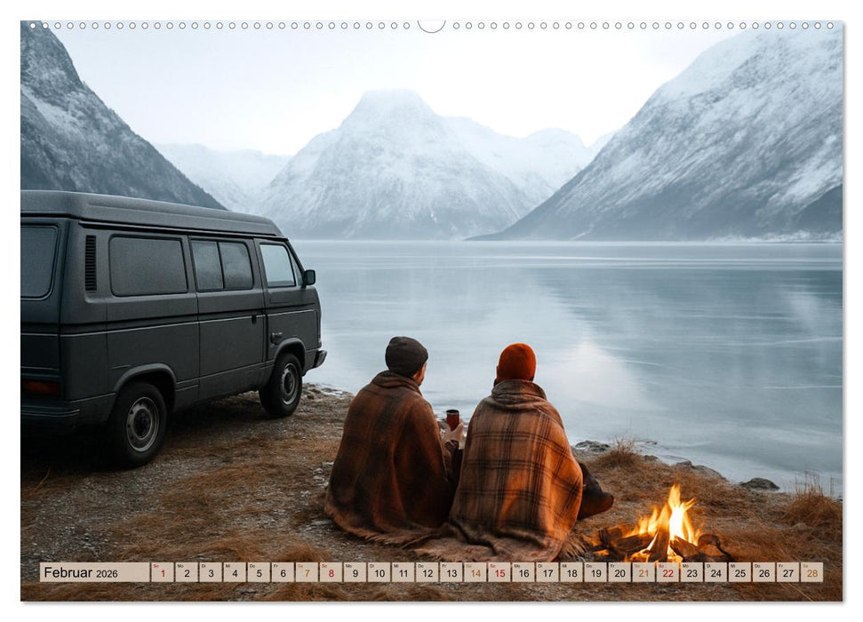VANLIFE - Dein Weg. Dein Ziel. Dein Zuhause. (CALVENDO Wandkalender 2026)