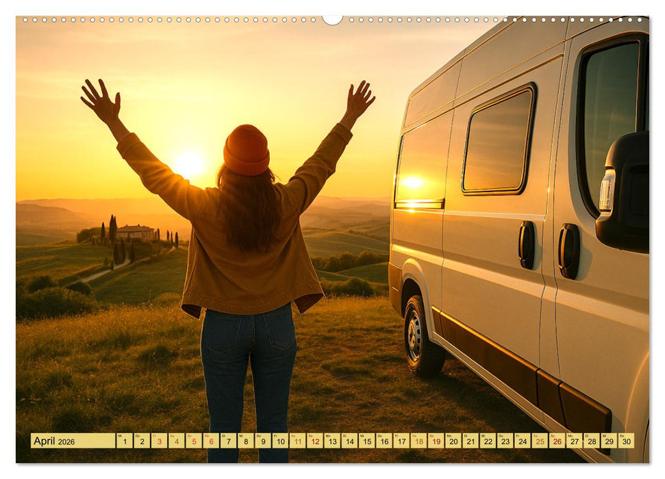 VANLIFE - Dein Weg. Dein Ziel. Dein Zuhause. (CALVENDO Wandkalender 2026)