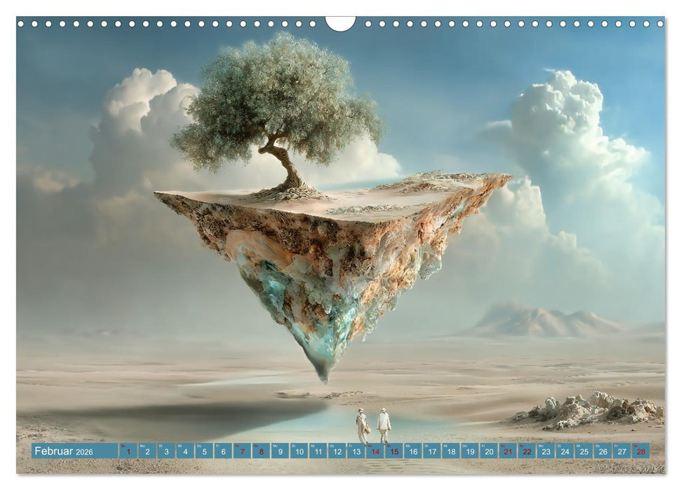 Zwischen Licht und Stille - Träume aus Licht und Form (CALVENDO Wandkalender 2026)