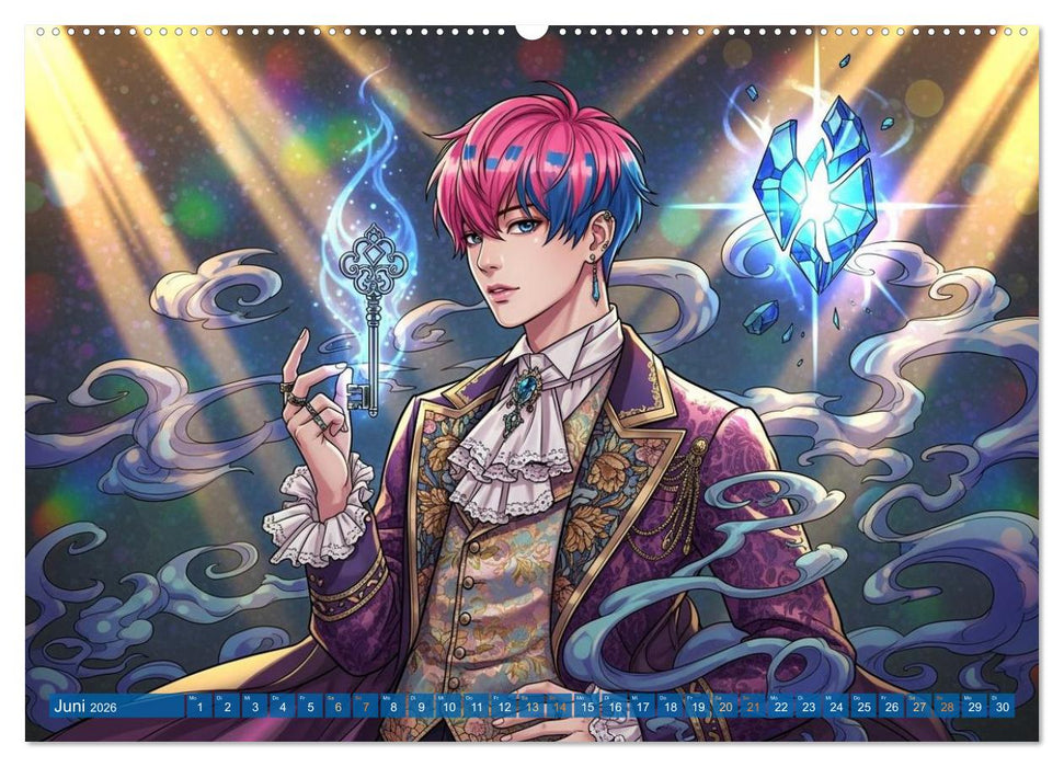 Shōnen-Abenteuer und Shōjo-Romantik - Ein Manga-Kalender für Herz und Seele (CALVENDO Wandkalender 2026)