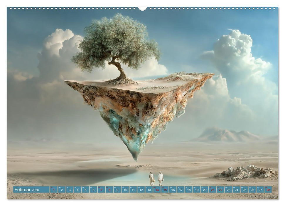 Zwischen Licht und Stille - Träume aus Licht und Form (CALVENDO Premium Wandkalender 2026)