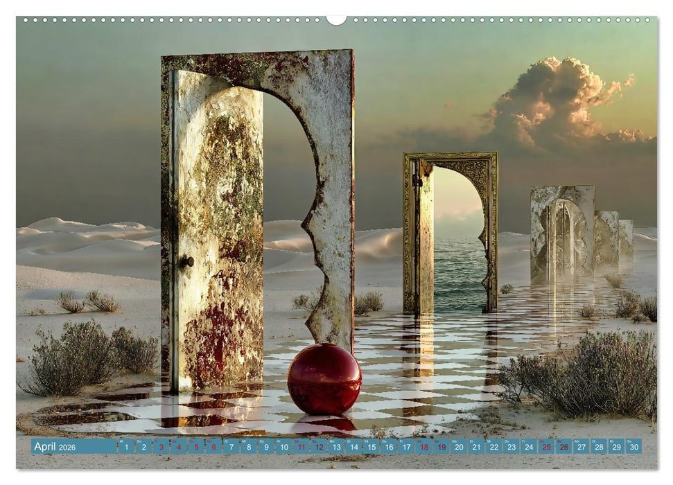 Zwischen Licht und Stille - Träume aus Licht und Form (CALVENDO Premium Wandkalender 2026)