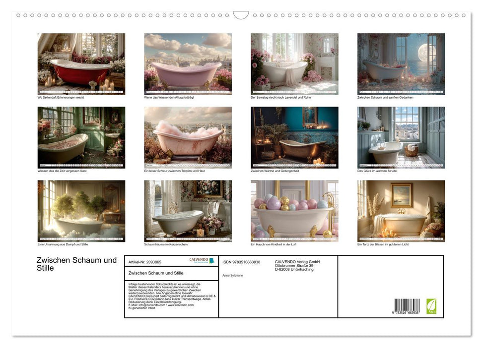 Zwischen Schaum und Stille (CALVENDO Wandkalender 2026)