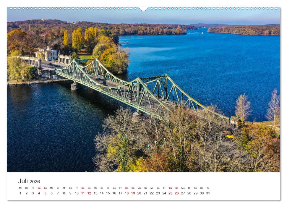 Potsdam - UNESCO Weltkulturerbe und Stadt der Schlösser und Gärten (CALVENDO Premium Wandkalender 2026)