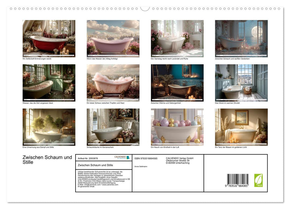 Zwischen Schaum und Stille (CALVENDO Premium Wandkalender 2026)
