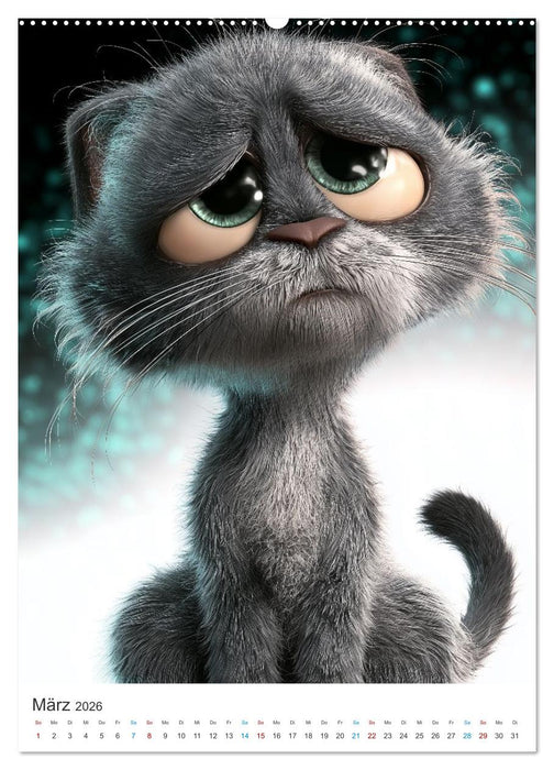 Miau & Mauz (CALVENDO Wandkalender 2026)