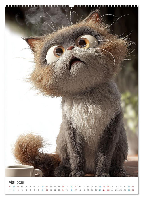 Miau & Mauz (CALVENDO Wandkalender 2026)