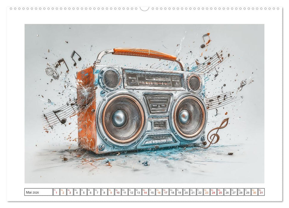 Herzschlag in Noten (CALVENDO Wandkalender 2026)