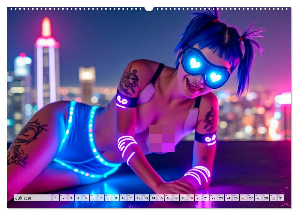 Superheldinnen - Enthüllte Kraft und Kurven (CALVENDO Premium Wandkalender 2026)