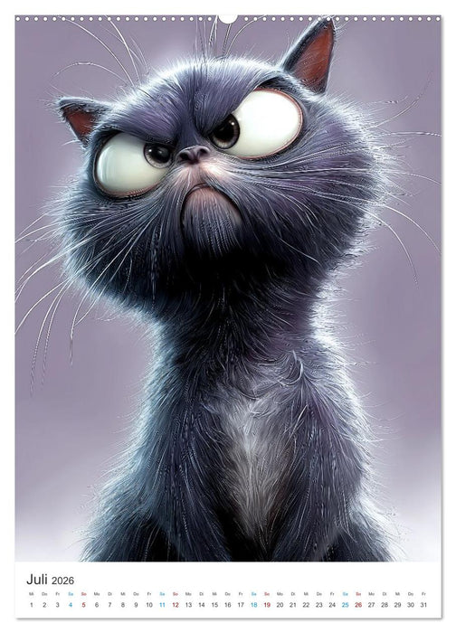 Miau & Mauz (CALVENDO Premium Wandkalender 2026)